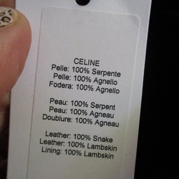 NEW CELINE CABAS AYRES SNAKE RAINBOW Tote PRIDE - Picture 8 of 12